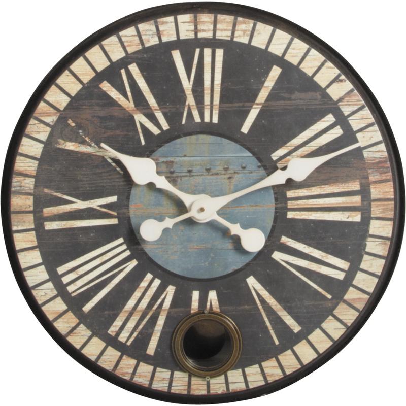 Horloge rétro avec balancier