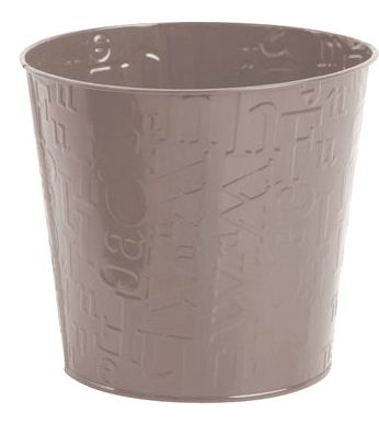 Cache-pot Alphabet en métal