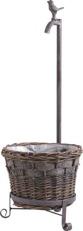 Cache pot déco oiseau