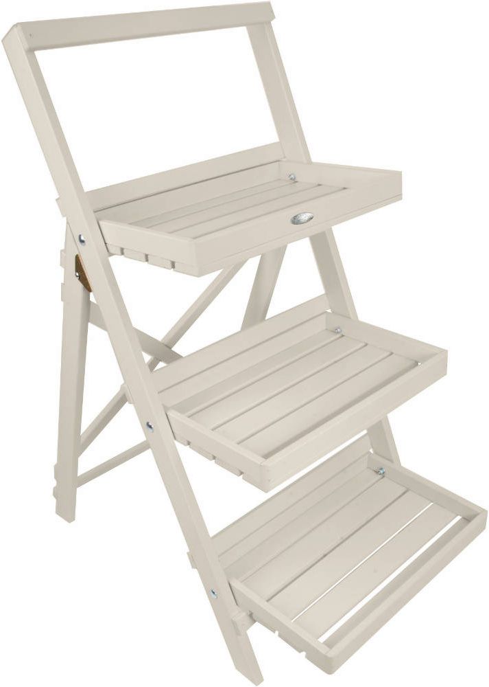 Échelle à plantes en pin