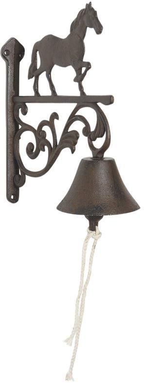 Cloche ancienne cheval en fonte