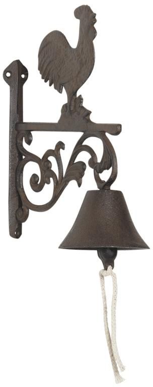 Cloche ancienne coq en fonte
