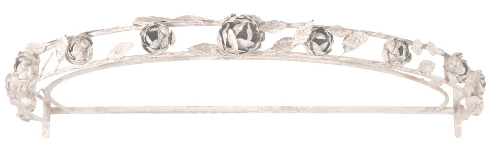 Ciel de lit en métal Les Roses