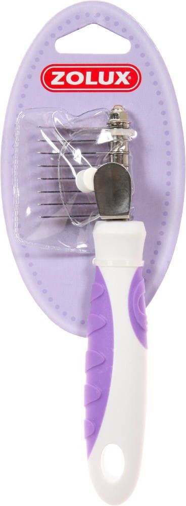 Démêloir avec manche antiglisse coupe noeud