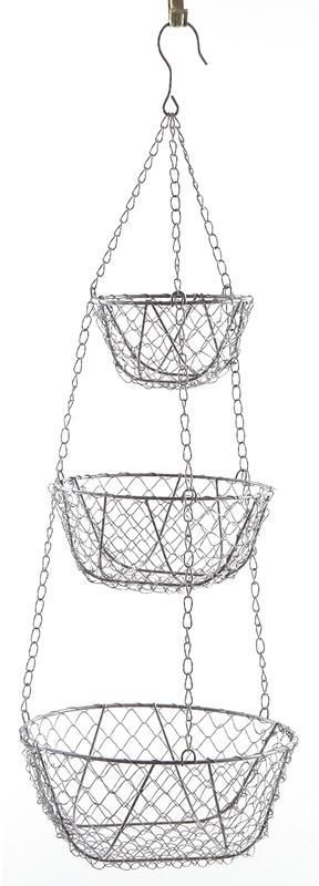 Rangement 3 paniers à suspendre