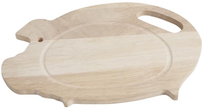 Planche à découper cochon en hévéa