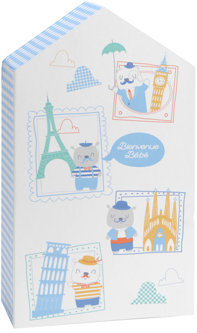 Maison souvenirs de naissance Globe Trotter