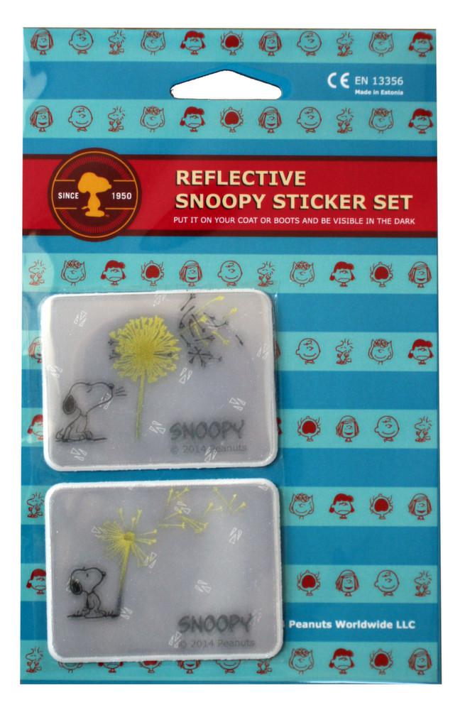 Set de 2 stickers réfléchissants Snoopy Snoopy et Pissenlit
