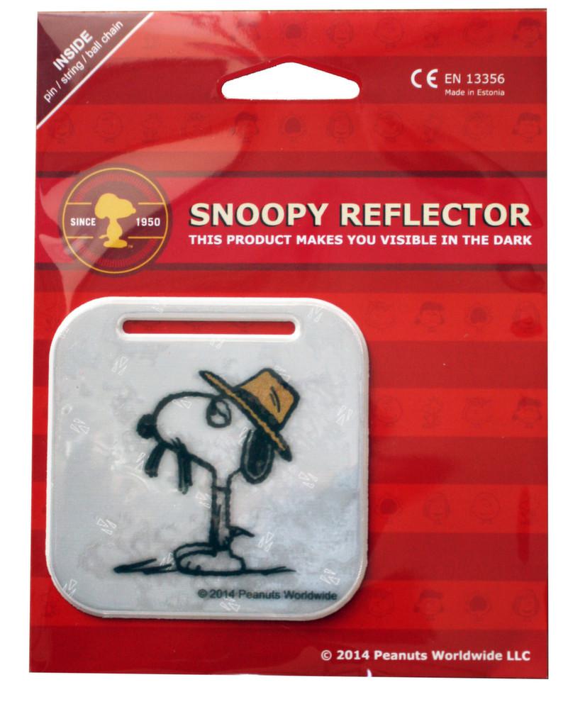 Personnage réfléchissant Snoopy Snoopy avec Stetson