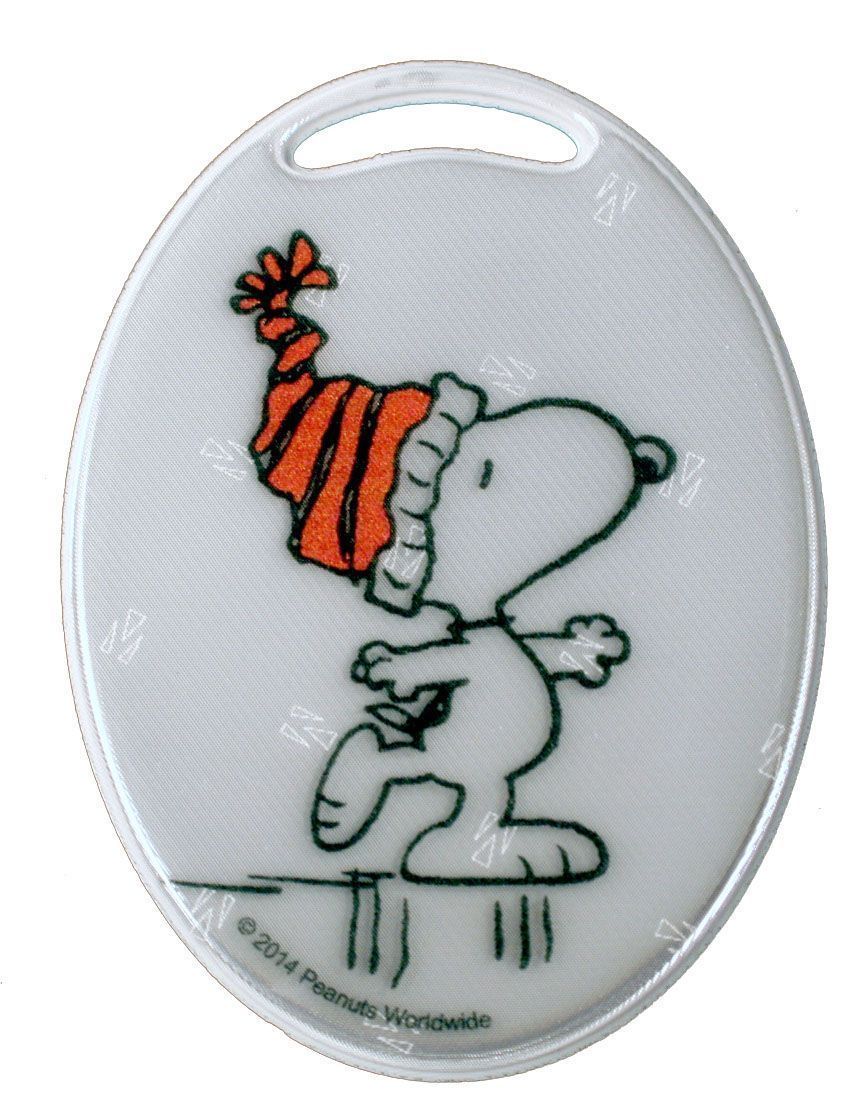 Personnage réfléchissant Snoopy Snoopy patine