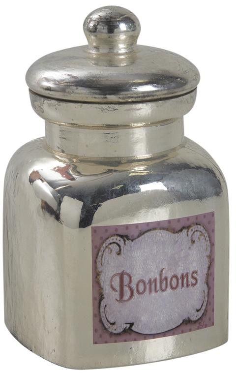 Bonbonnière en verre antique