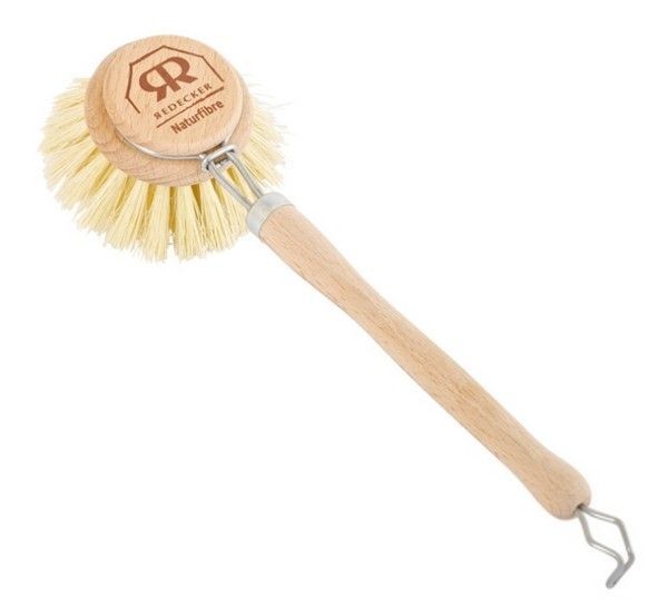 Brosse vaisselle beige en fibre