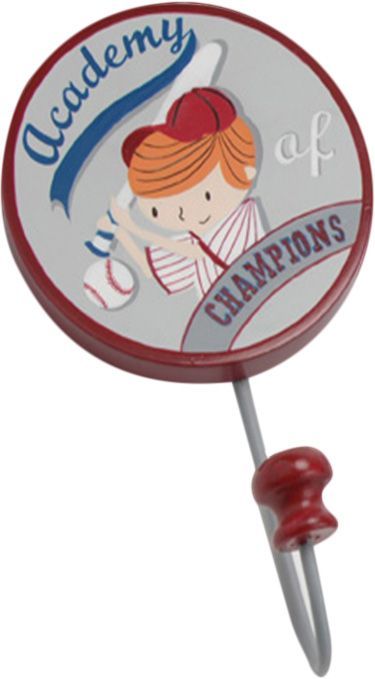 Patère enfant Sport Baseball