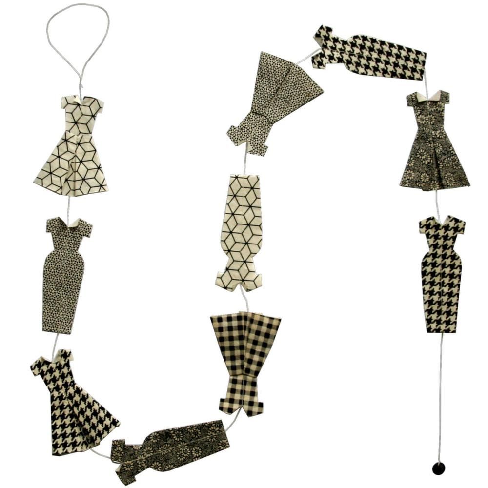 Guirlande fashion en papier Lokta 150cm Modèle 2