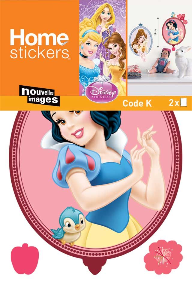 Sticker mural princesses forme tableau