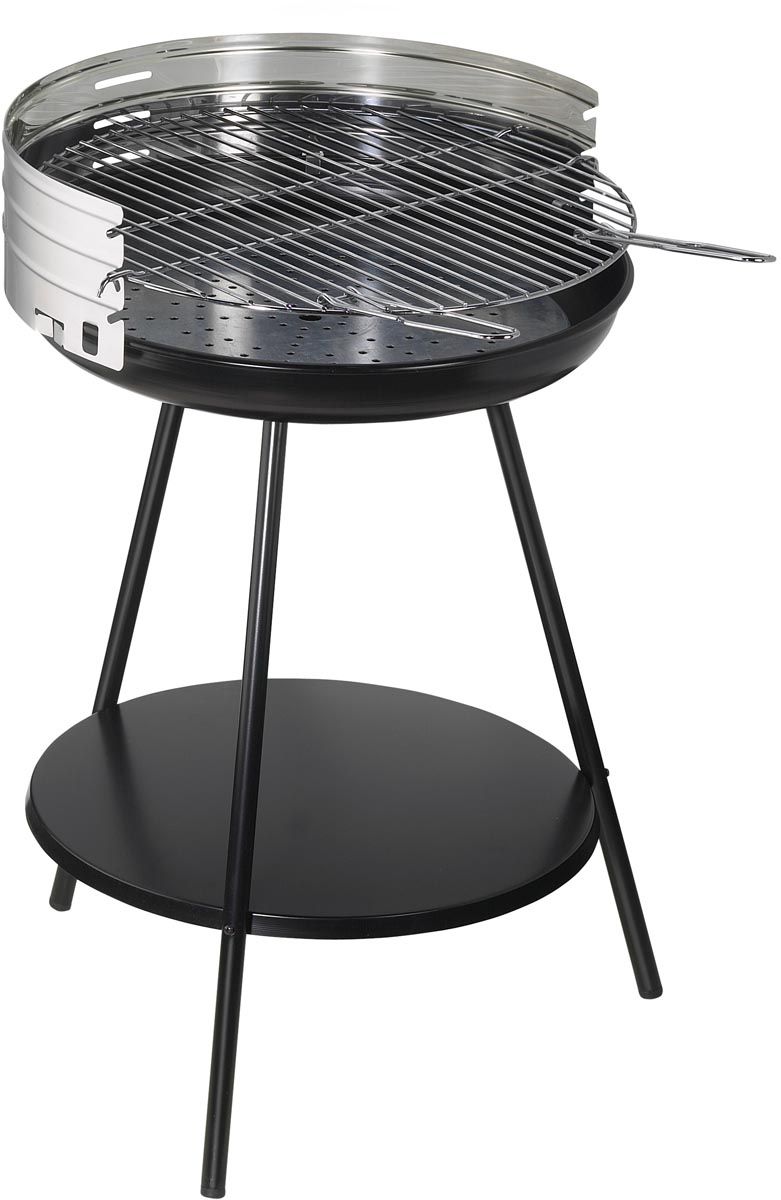 Barbecue à charbon rond en inox New clasic Surface cuisson 50cm