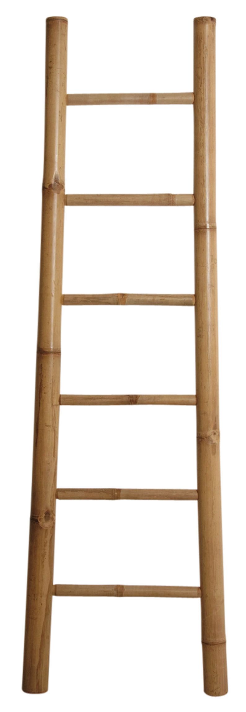 Echelle porte serviettes en bambou