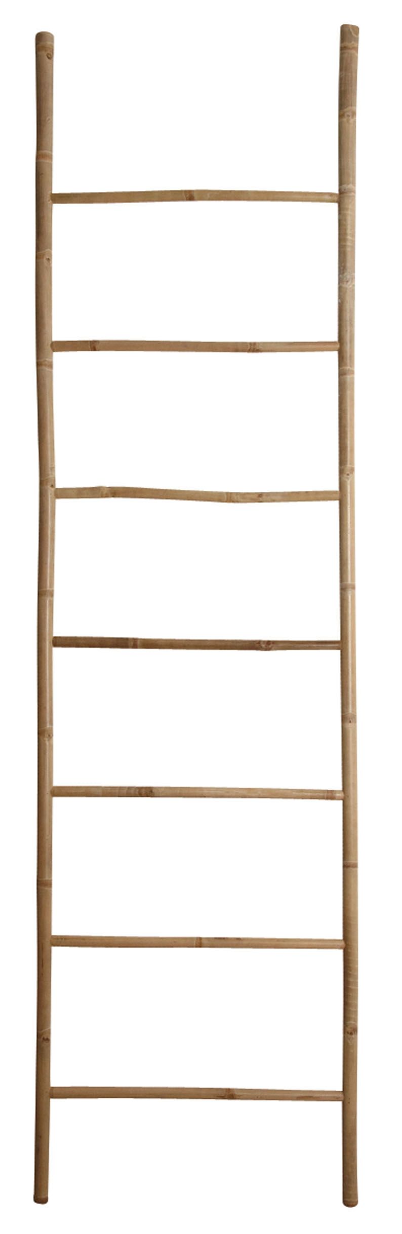 Echelle porte-serviettes en bambou naturel
