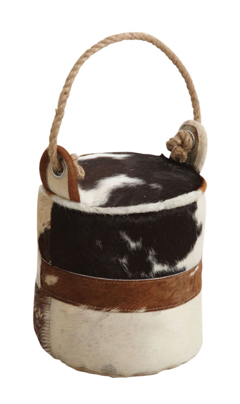 Cale porte en peau de vache