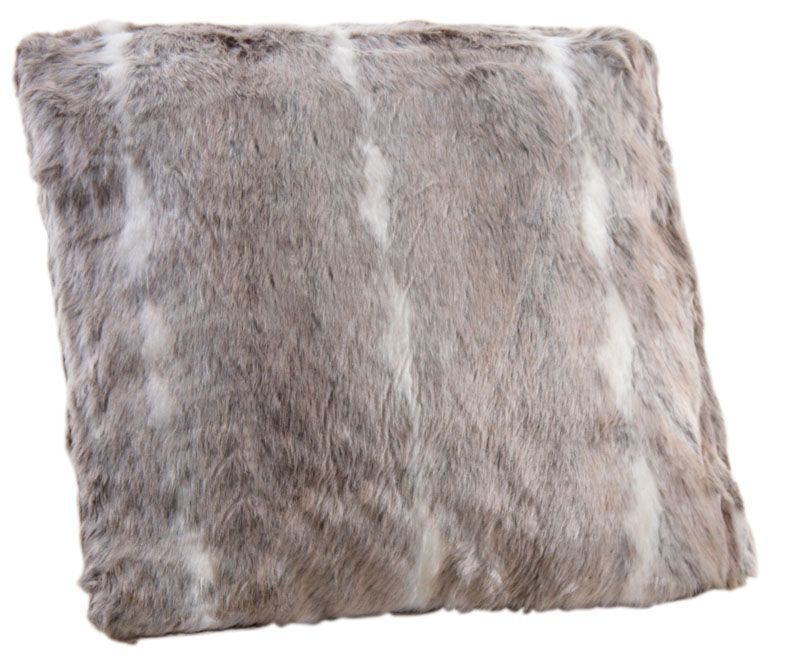 Coussin imitation fourrure 45 cm