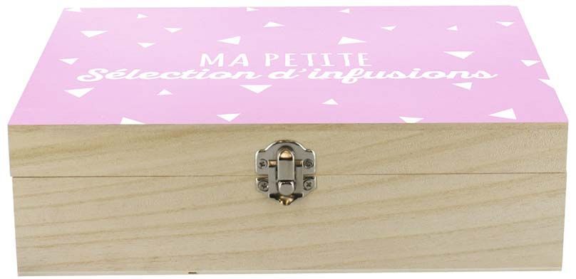 Boîte à thé Ma collection de ... Rose