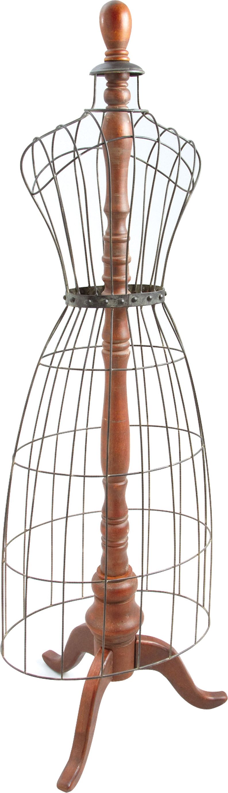 Mannequin en métal et bois