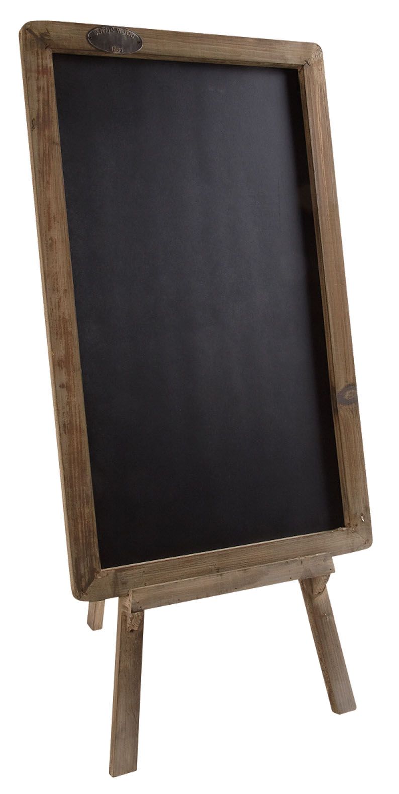 Tableau noir sur trépied