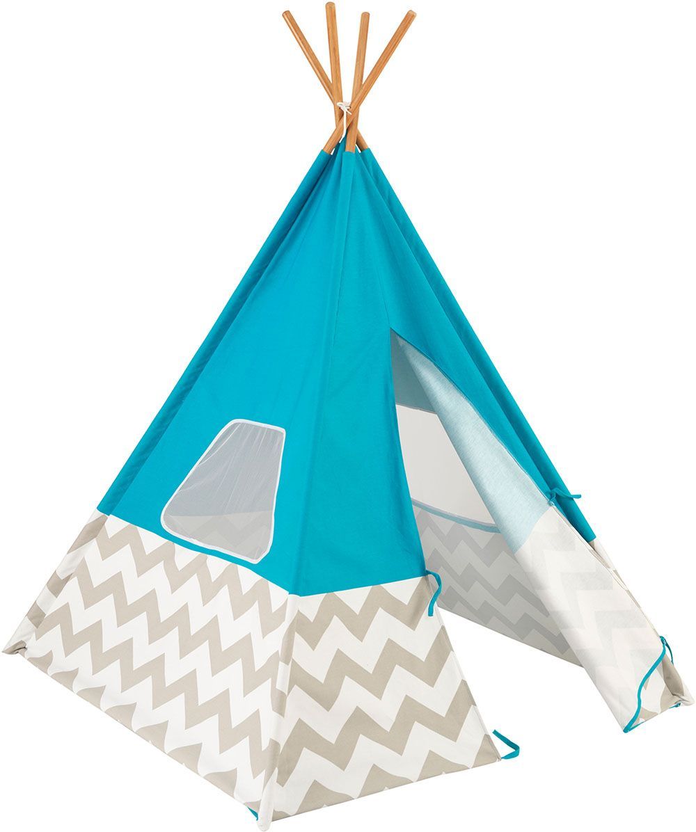 Tipi enfant en toile et bambou