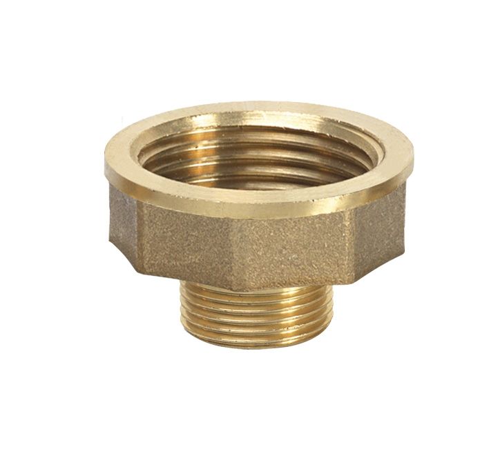 Raccord réducteur en laiton 1 f x 1/2m