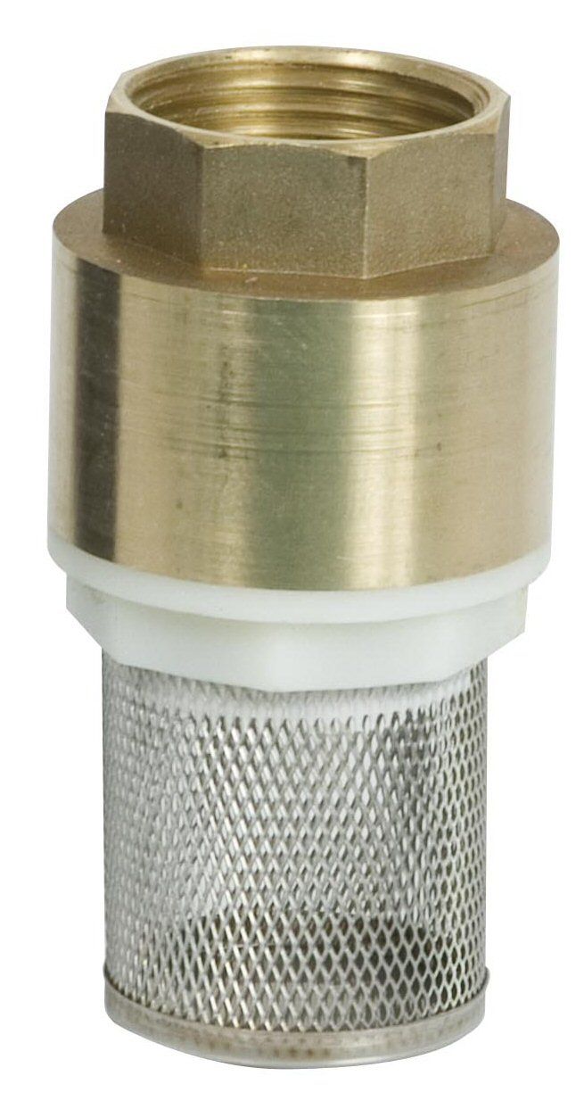 Crépine en laiton avec filtre en métal