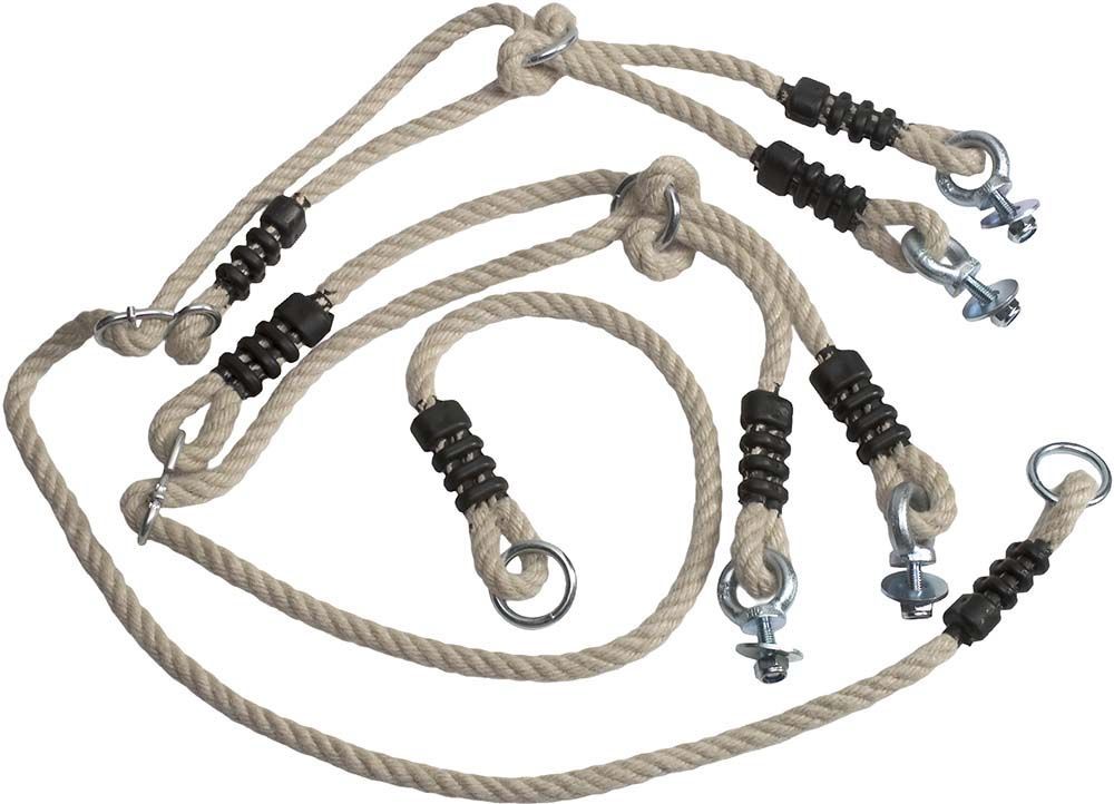 Set de cordes pour balançoire pneu horizontal