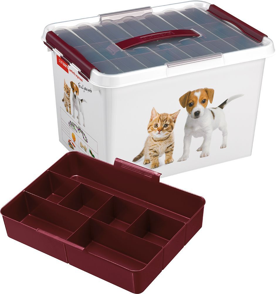Boite Q-line motif animaux 22 litres
