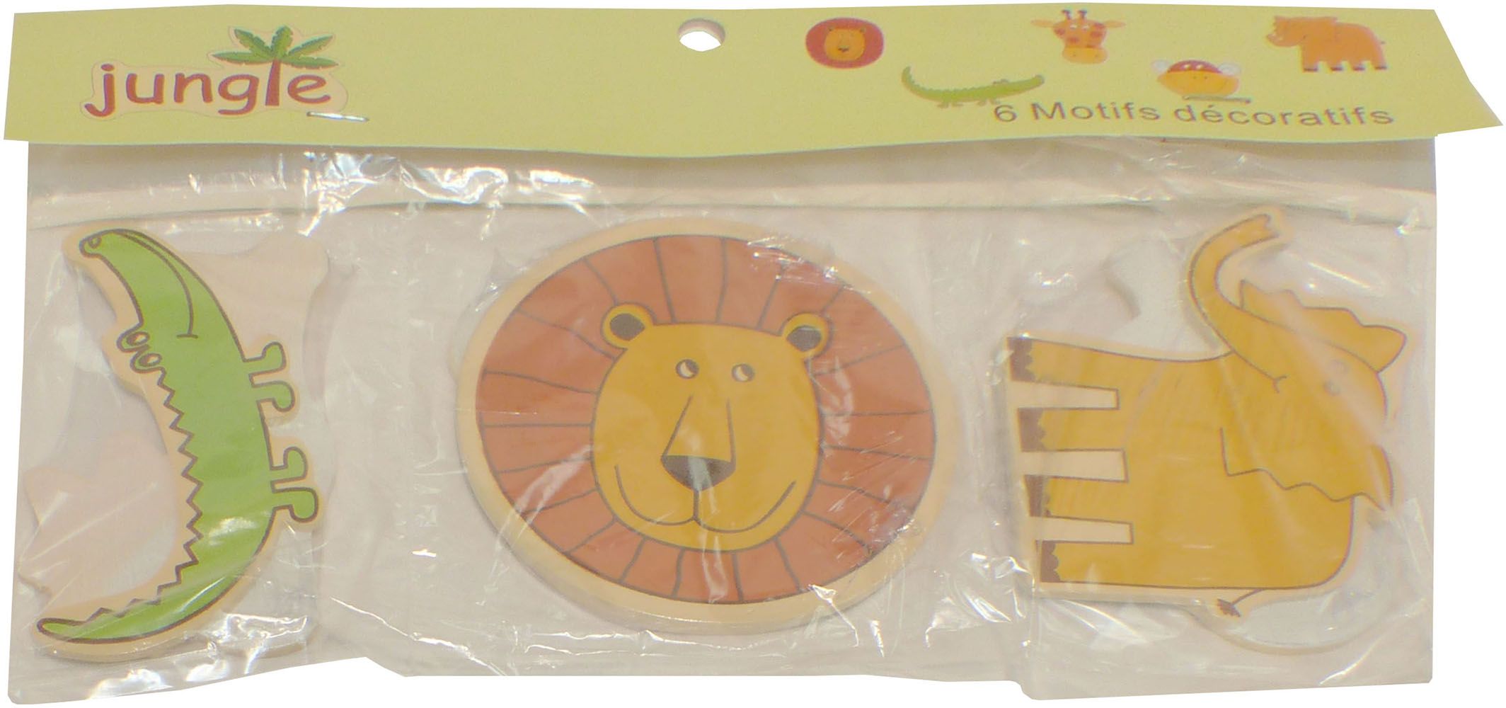 Animaux en bois Jungle (Lot de 6)