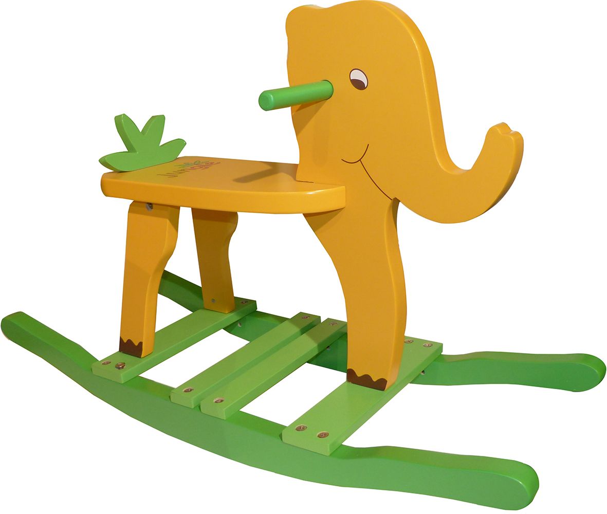 Elephant à bascule pour enfant Jungle
