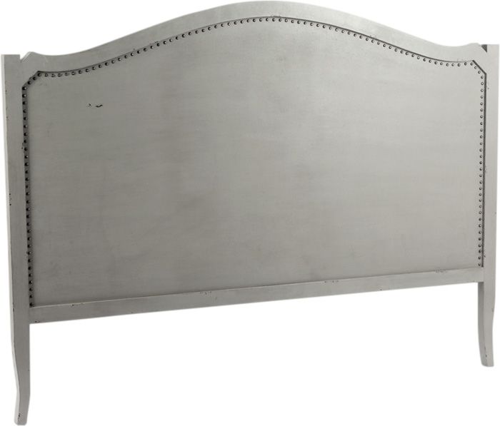 Tête de lit grise en bois bayur Marine