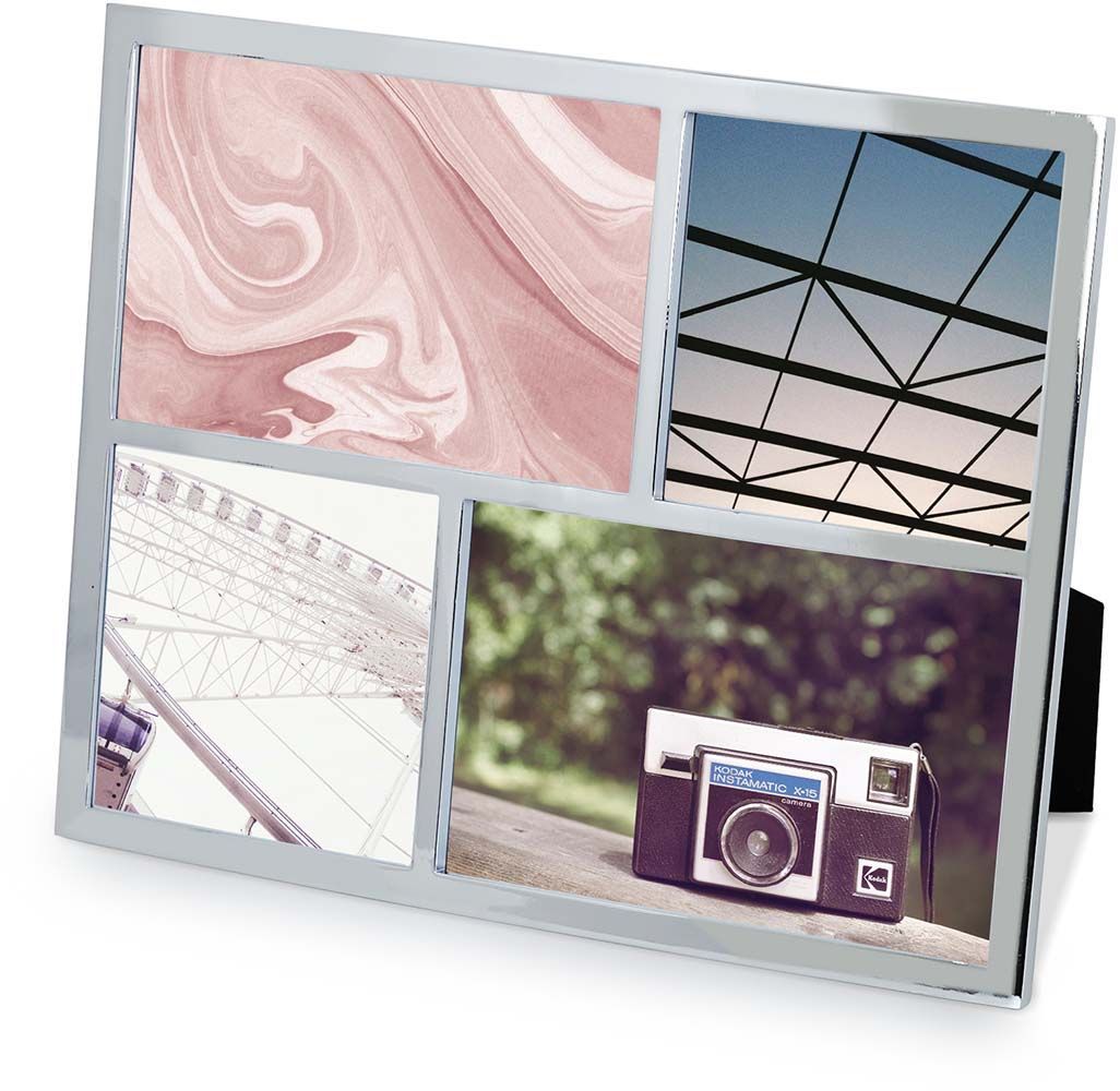 Cadre photo en métal 4 photos