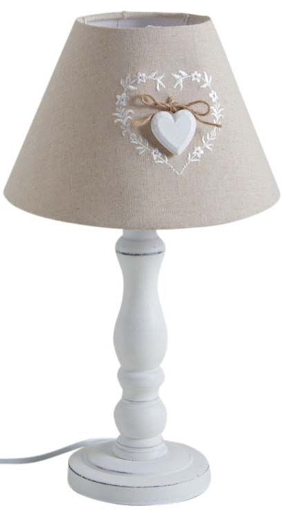 Lampe de chevet en bois Romantique