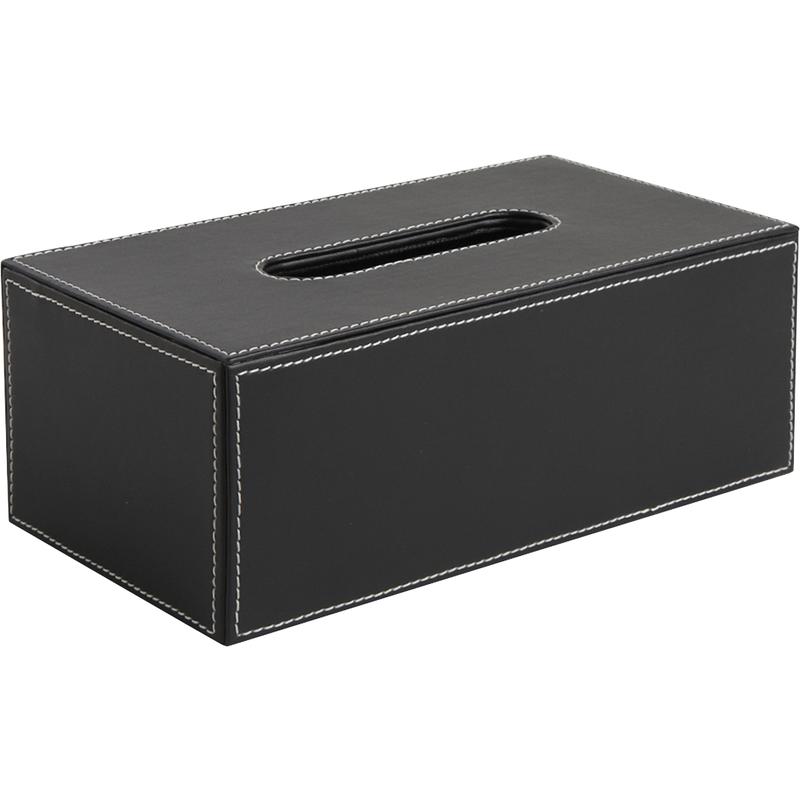Boite à mouchoirs en simili cuir