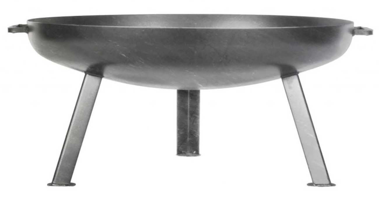 Brasero rond en acier 3 pieds fins 70 cm