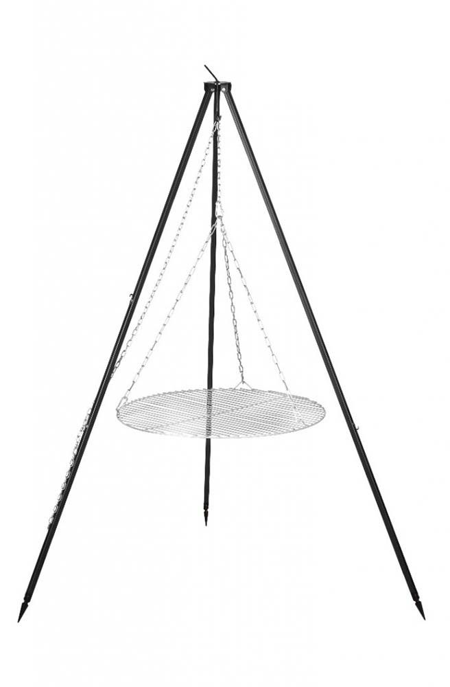 Grill de cuisson en acier inoxydable sur trépieds Nobel 50 cm