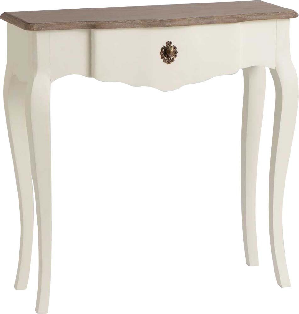 Console blanche Celestine en bois MDF