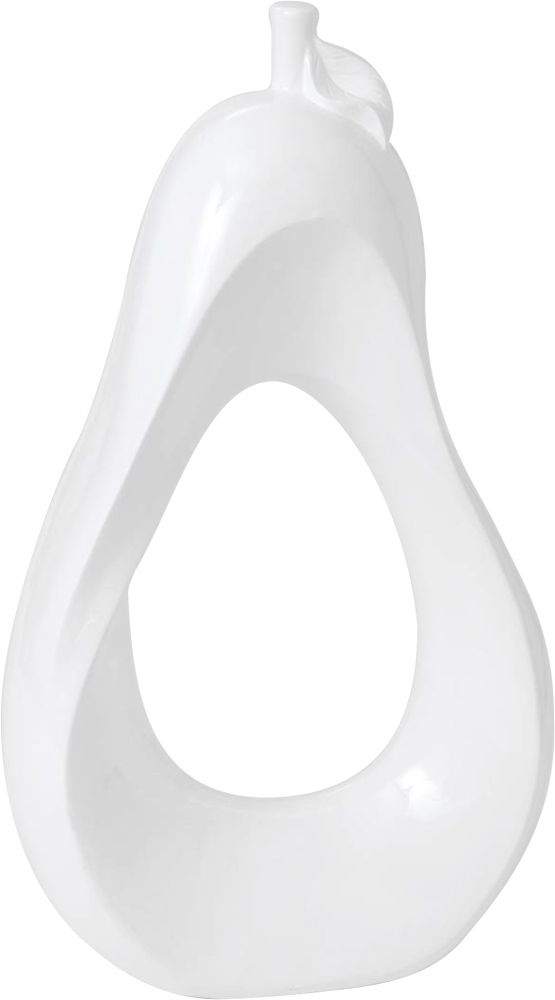 Poire déco originale blanche