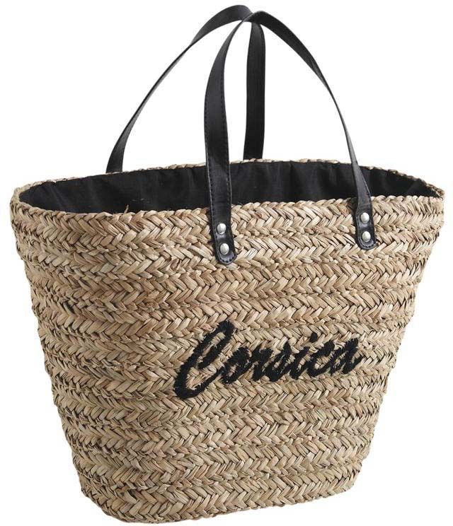 Sac cabas Corsica en jonc de mer