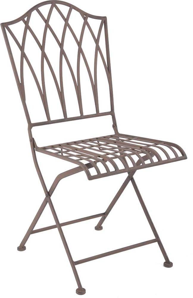 Chaise pliable en métal