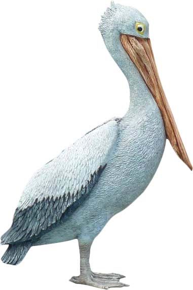Pélican debout en résine 84 cm