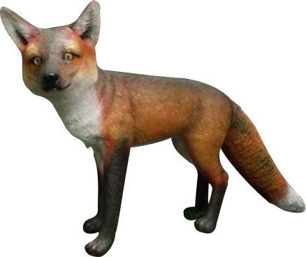 Renard en résine 100 cm