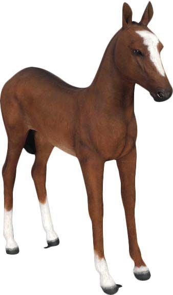 Poulain en résine 135 cm
