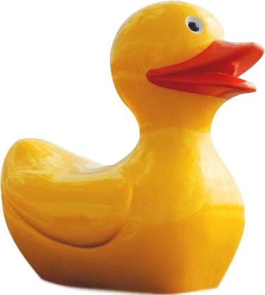 Canard géant en résine 165 cm