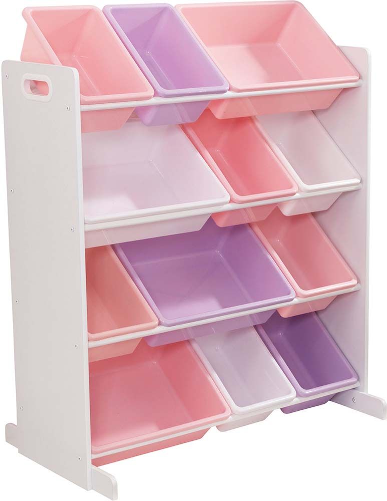 Casiers enfant couleurs pastels Trie et range