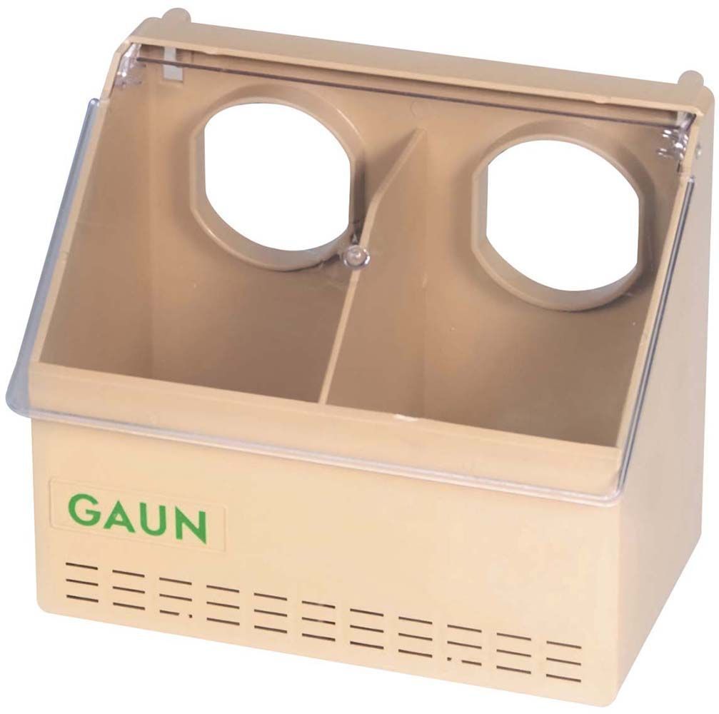 Mangeoire pour pigeons 2 compartiments